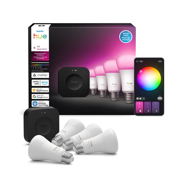 Philips Hue Starter Kit (3 bulbs + bridge)